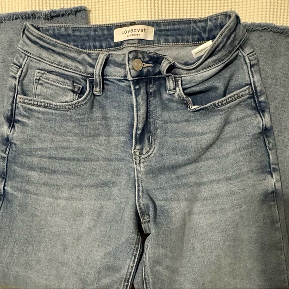 Stylish Light Blue Women's Wide Leg Jeans - Picture 4 of 5